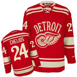 Chris Chelios Detroit Red Wings Reebok Authentic Red 2014 Winter Classic Jersey