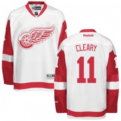 Daniel Cleary Detroit Red Wings Reebok Authentic White Away Jersey