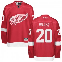 Drew Miller Detroit Red Wings Reebok Authentic Red Home Jersey