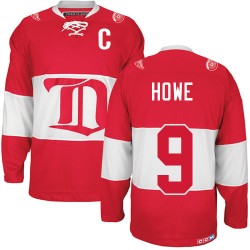 Gordie Howe Detroit Red Wings CCM Authentic Red Winter Classic Throwback Jersey