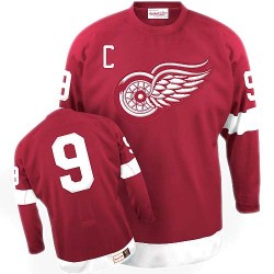 Gordie Howe Detroit Red Wings Mitchell and Ness Authentic Red Throwback Jersey