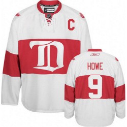 Gordie Howe Detroit Red Wings Reebok Authentic White Third Winter Classic Jersey