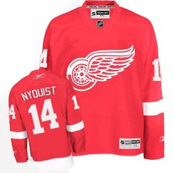 Gustav Nyquist Detroit Red Wings Reebok Premier Red Home Jersey