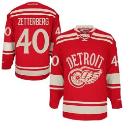 Youth Henrik Zetterberg Detroit Red Wings Reebok Authentic Red 2014 Winter Classic Jersey