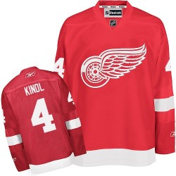 Jakub Kindl Detroit Red Wings Reebok Authentic Red Home Jersey
