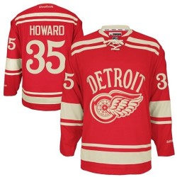 Jimmy Howard Detroit Red Wings Reebok Authentic Red 2014 Winter Classic Jersey
