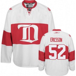 Jonathan Ericsson Detroit Red Wings Reebok Authentic White Third Winter Classic Jersey