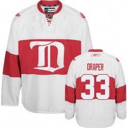 Kris Draper Detroit Red Wings Reebok Authentic White Third Winter Classic Jersey