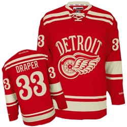 Kris Draper Detroit Red Wings Reebok Premier Red 2014 Winter Classic Jersey