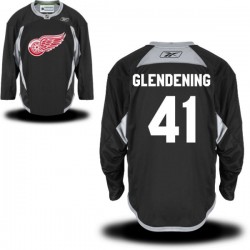 Luke Glendening Detroit Red Wings Reebok Premier Black Practice Alternate Jersey