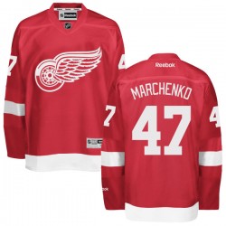 Alexey Marchenko Detroit Red Wings Reebok Authentic Red Home Jersey