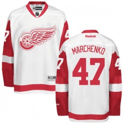 Alexey Marchenko Detroit Red Wings Reebok Authentic White Away Jersey