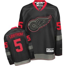 Nicklas Lidstrom Detroit Red Wings Reebok Authentic Black Ice Jersey