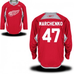 Alexey Marchenko Detroit Red Wings Reebok Authentic Red Practice Team Jersey