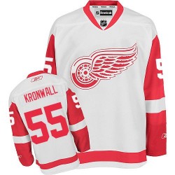 Niklas Kronwall Detroit Red Wings Reebok Authentic White Away Jersey