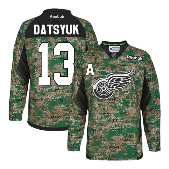 green red wings jersey