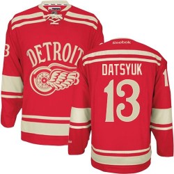 Youth Pavel Datsyuk Detroit Red Wings Reebok Authentic Red 2014 Winter Classic Jersey