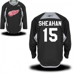 Riley Sheahan Detroit Red Wings Reebok Premier Black Practice Alternate Jersey