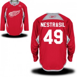 Andrej Nestrasil Detroit Red Wings Reebok Authentic Red Practice Team Jersey