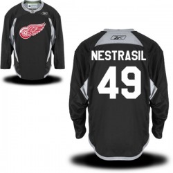 Andrej Nestrasil Detroit Red Wings Reebok Authentic Black Practice Alternate Jersey