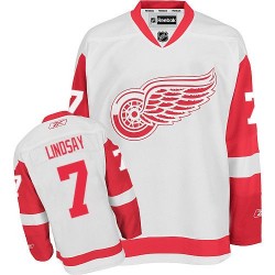 Ted Lindsay Detroit Red Wings Reebok Authentic White Away Jersey