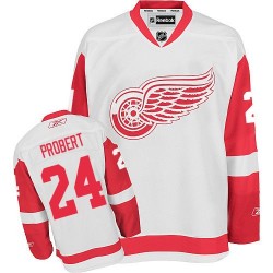 Bob Probert Detroit Red Wings Reebok Authentic White Away Jersey