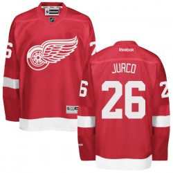 Tomas Jurco Detroit Red Wings Reebok Authentic Red Home Jersey
