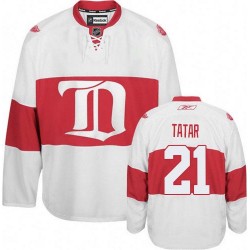 Tomas Tatar Detroit Red Wings Reebok Authentic White Third Winter Classic Jersey