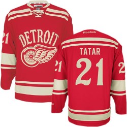 Tomas Tatar Detroit Red Wings Reebok Premier Red 2014 Winter Classic Jersey