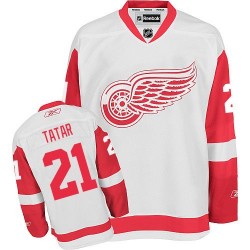 Tomas Tatar Detroit Red Wings Reebok Premier White Away Jersey