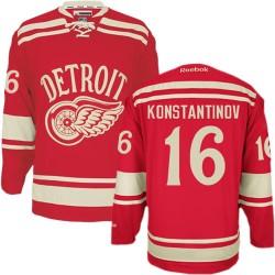 Vladimir Konstantinov Detroit Red Wings Reebok Authentic Red 2014 Winter Classic Jersey
