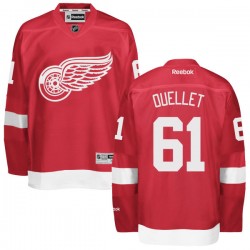 Xavier Ouellet Detroit Red Wings Reebok Authentic Red Home Jersey