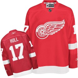 Brett Hull Detroit Red Wings Reebok Premier Red Home Jersey