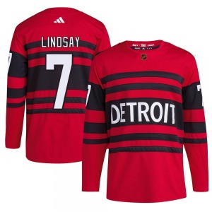 Youth Ted Lindsay Detroit Red Wings Adidas Authentic Red Reverse Retro 2.0 Jersey