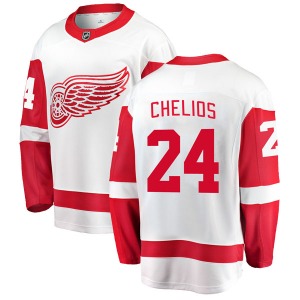 Chris Chelios Detroit Red Wings Fanatics Branded Breakaway White Away Jersey