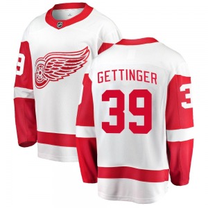 Tim Gettinger Detroit Red Wings Fanatics Branded Breakaway White Away Jersey