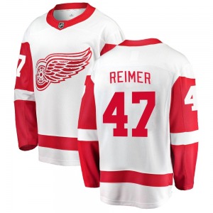 James Reimer Detroit Red Wings Fanatics Branded Breakaway White Away Jersey