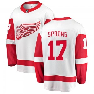 Daniel Sprong Detroit Red Wings Fanatics Branded Breakaway White Away Jersey
