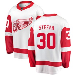 Greg Stefan Detroit Red Wings Fanatics Branded Breakaway White Away Jersey