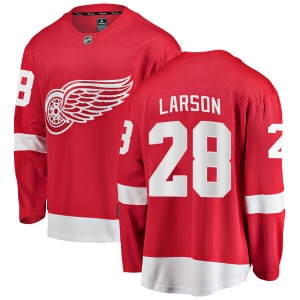 Reed Larson Detroit Red Wings Fanatics Branded Breakaway Red Home Jersey