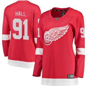 Women's Curtis Hall Detroit Red Wings Fanatics Branded Breakaway Red Home Jersey