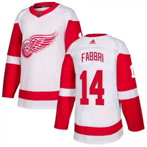 Youth Robby Fabbri Detroit Red Wings Adidas Authentic White Jersey