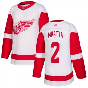 Youth Olli Maatta Detroit Red Wings Adidas Authentic White Jersey