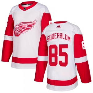 Youth Elmer Soderblom Detroit Red Wings Adidas Authentic White Jersey