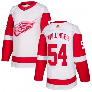 Youth William Wallinder Detroit Red Wings Adidas Authentic White Jersey