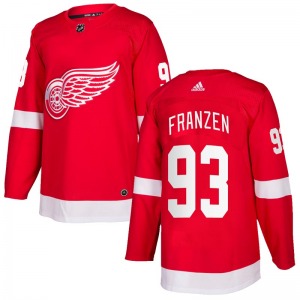 Youth Johan Franzen Detroit Red Wings Adidas Authentic Red Home Jersey