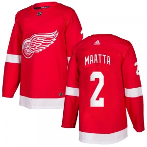 Youth Olli Maatta Detroit Red Wings Adidas Authentic Red Home Jersey