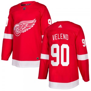 Youth Joe Veleno Detroit Red Wings Adidas Authentic Red Home Jersey