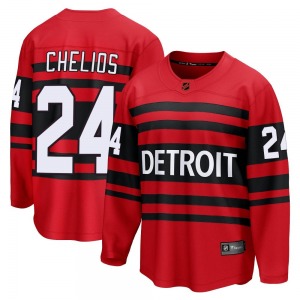 Youth Chris Chelios Detroit Red Wings Fanatics Branded Breakaway Red Special Edition 2.0 Jersey