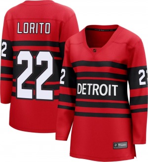 Women's Matthew Lorito Detroit Red Wings Fanatics Branded Breakaway Red Special Edition 2.0 Jersey